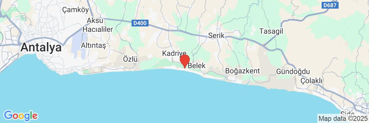 Na mape · Hotel Sueno Deluxe Belek