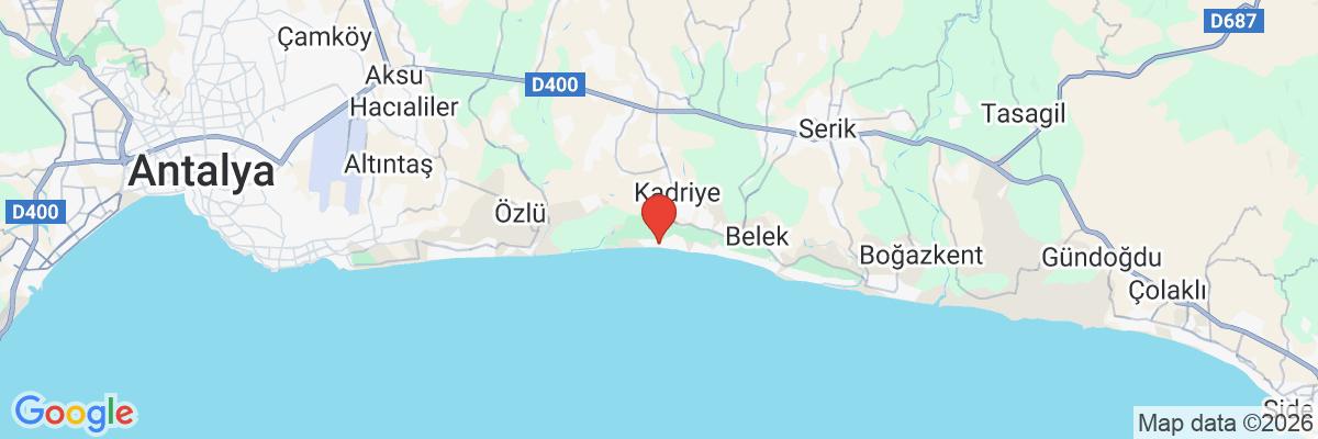 Na mape · Kaya Palazzo Golf Resort