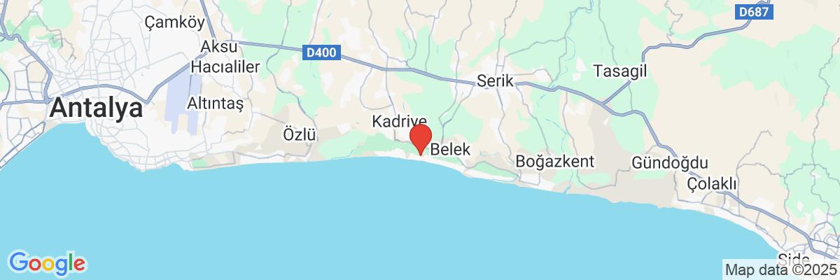 Na mape · Hotel Calista Luxury Resort