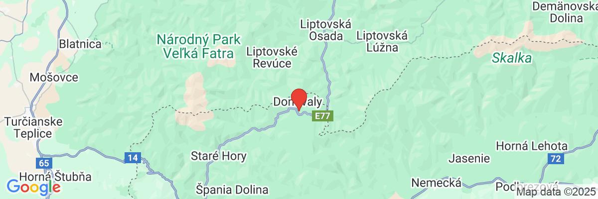 Na mape · Apartmánový dom Horec