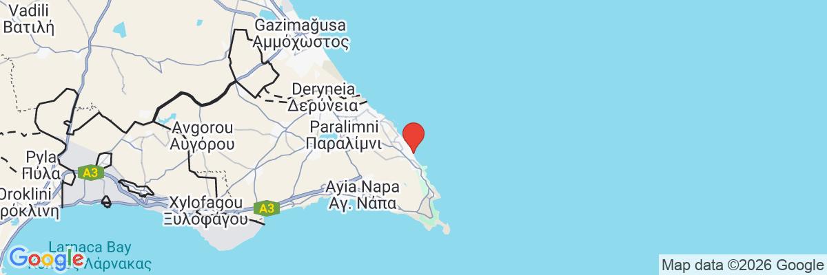 Na mape · Evalena Beach Hotel Apts