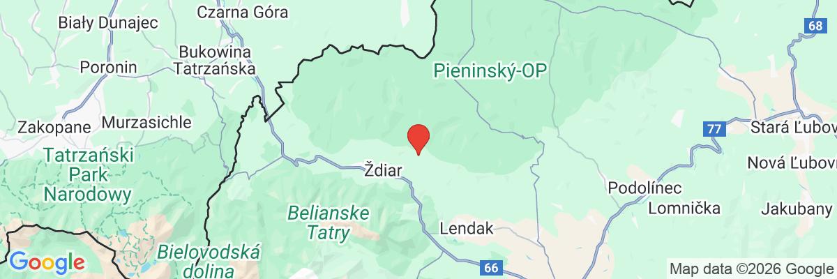 Na mape · Grand Hotel Bachledka Strachan