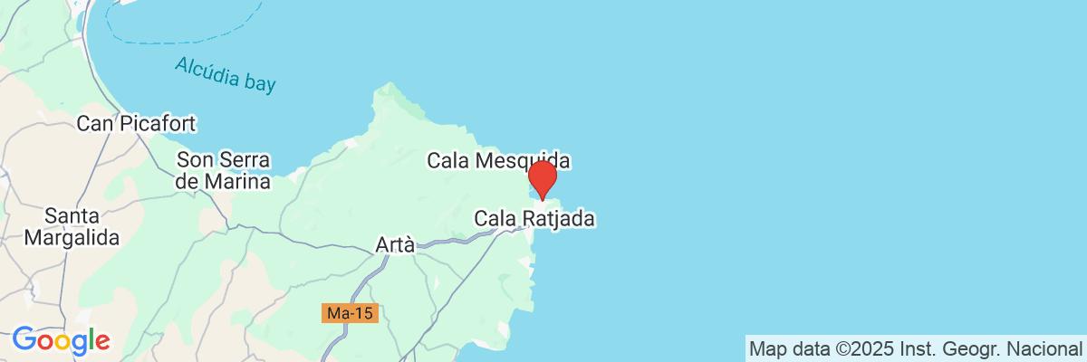 Na mape · Hotel THB Cala Lliteras