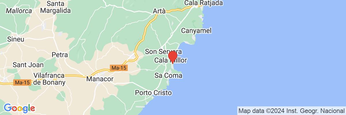 Na mape · Hotel CM Castell De Mar