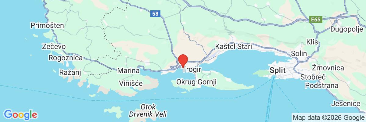 Na mape · Apartmány Vila Porto Samaria