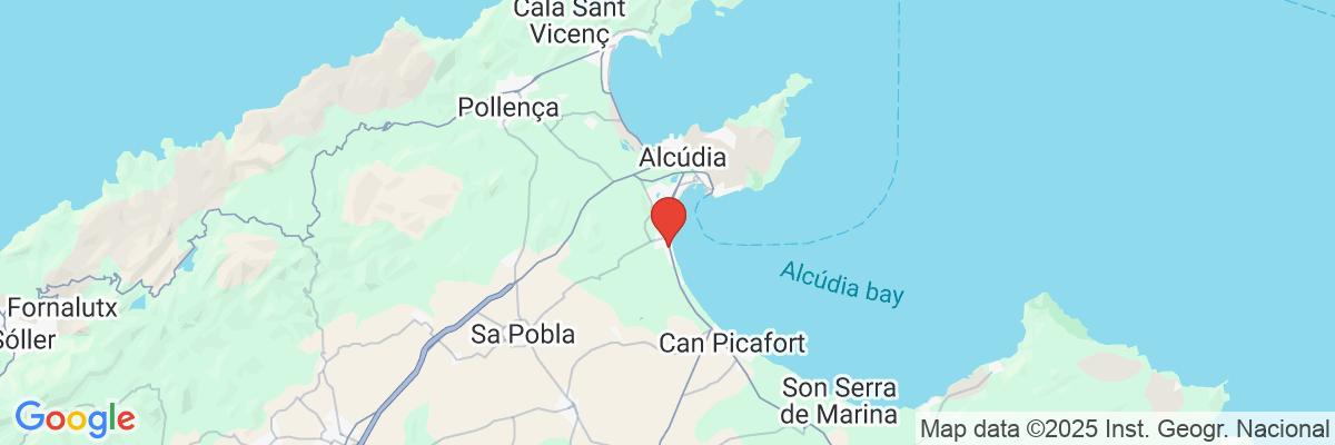 Na mape · Hotel Grupotel Alcudia Suite