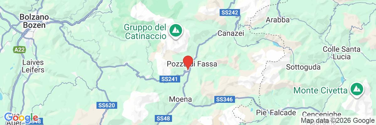 Na mape · Ciampedie Luxury Alpine SPA