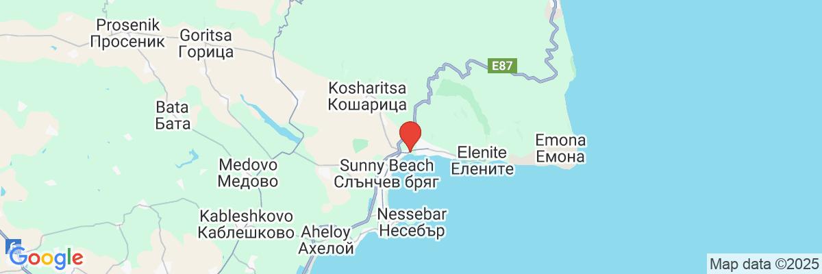 Na mape · Hotel Secrets Sunny Beach Resort & Spa