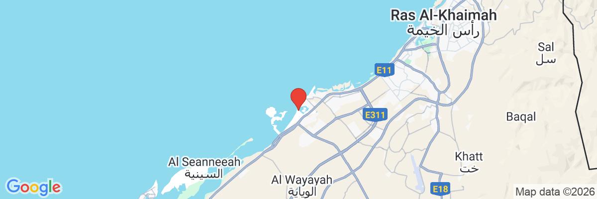 Na mape · Hotel Sofitel Al Hamra Beach Resort