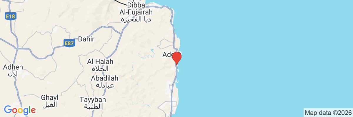 Na mape · Hotel Address Beach Resort Fujairah