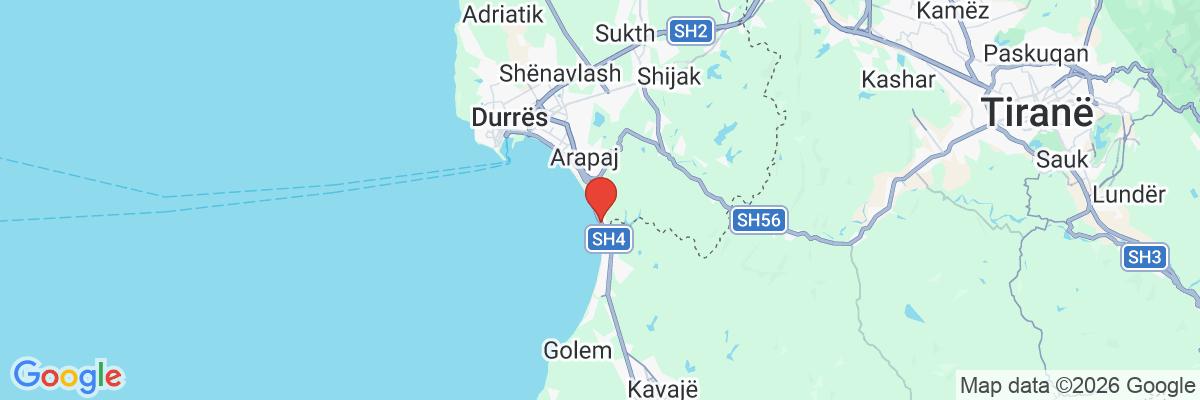 Na mape · Durres Bay Hotel