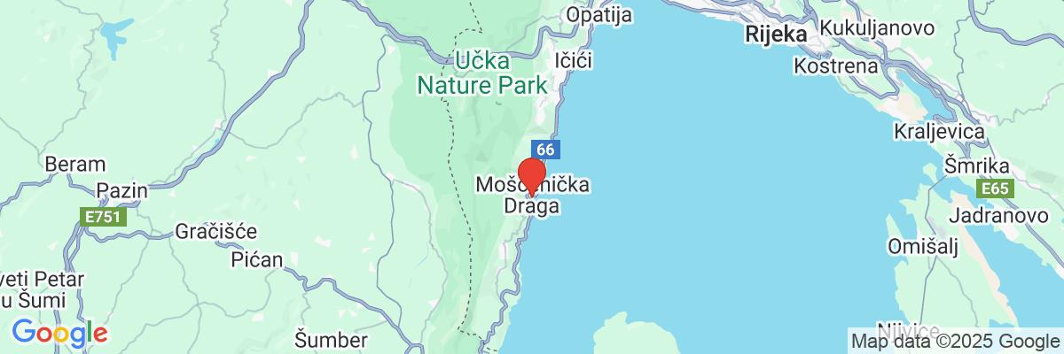 Na mape · Hotel Marina