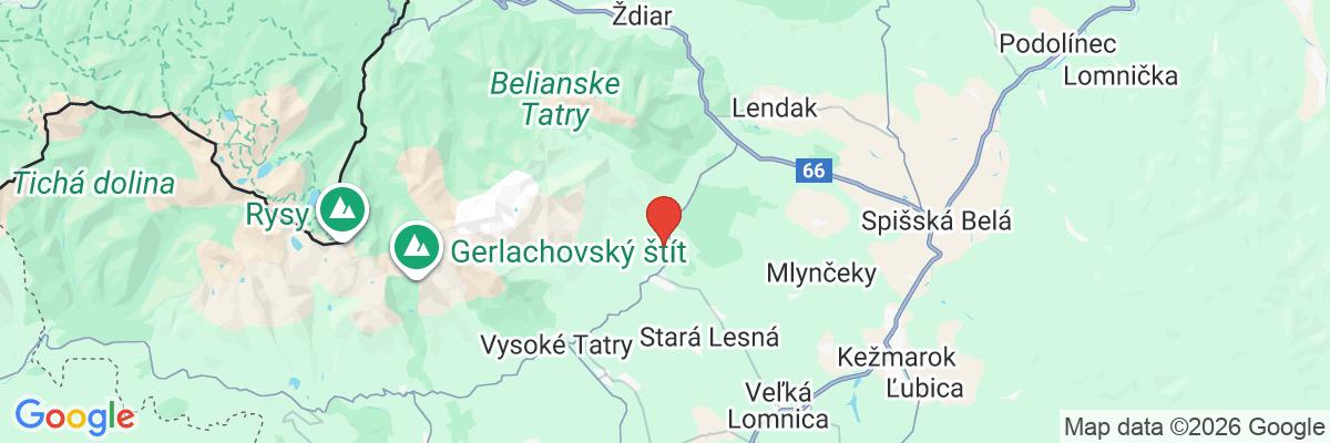 Na mape · Atlas Hotel Tatry