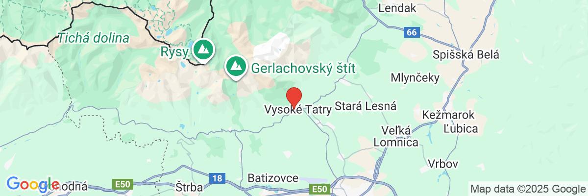 Na mape · Atrium Hotel High Tatras