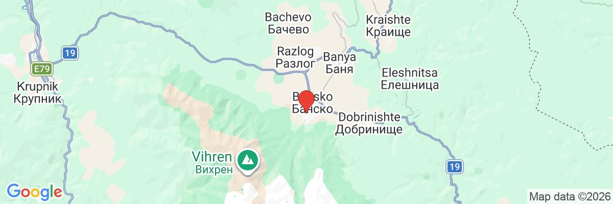 Na mape · Vihren Royal Palace