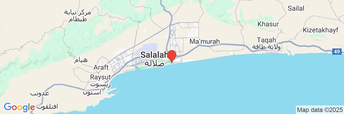 Na mape · Hotel Crowne Plaza Resort Salalah