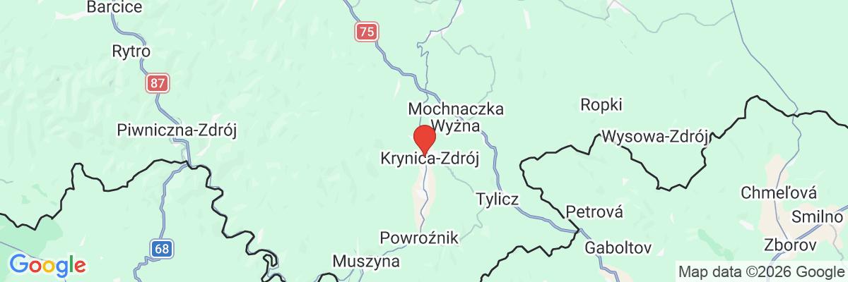 Na mape · BELMONTE Hotel Krynica-Zdrój