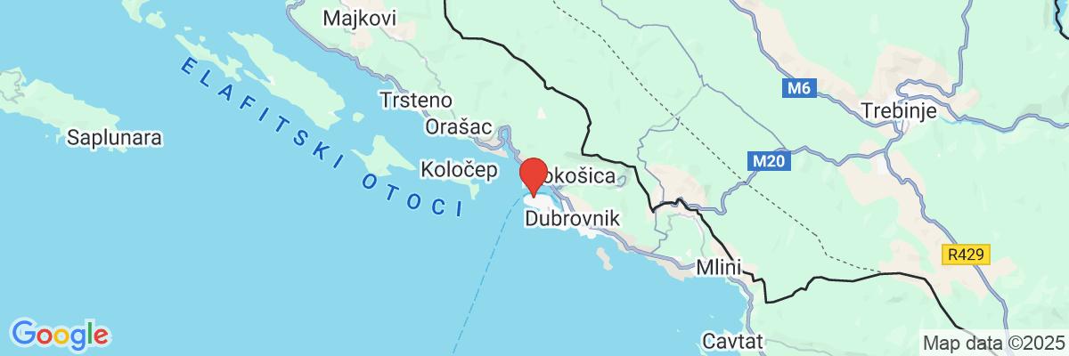 Na mape · Club Dubrovnik Sunny Hotel by Valamar ***+