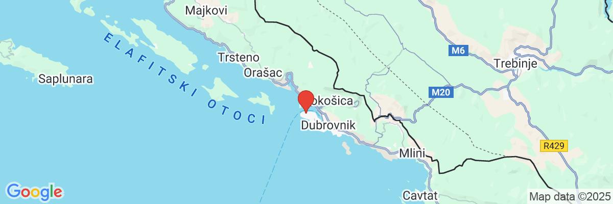 Na mape · Dubrovnik Sunny Hotel by Valamar