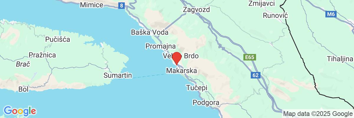 Na mape · PLACES Dalmacija by Valamar