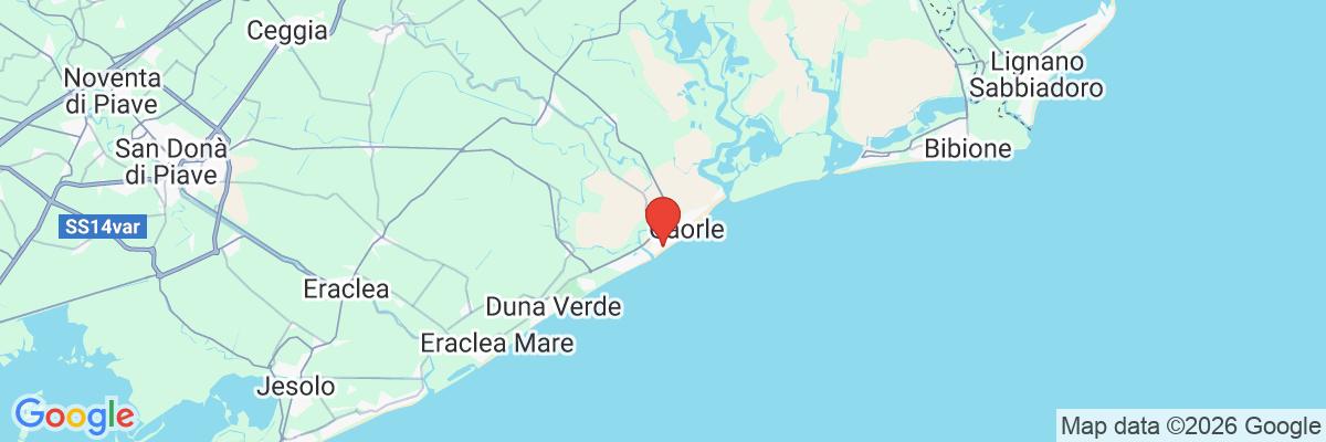 Na mape · Unico Caorle