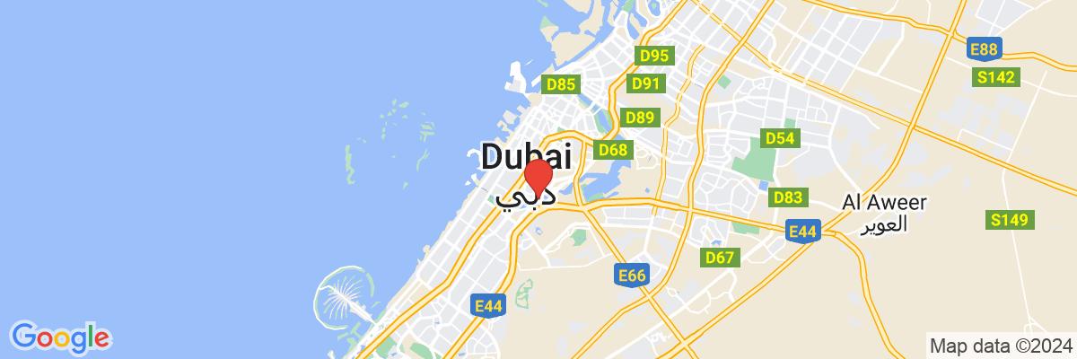 Na mape · Hotel DoubleTree by Hilton Dubai - Business Bay
