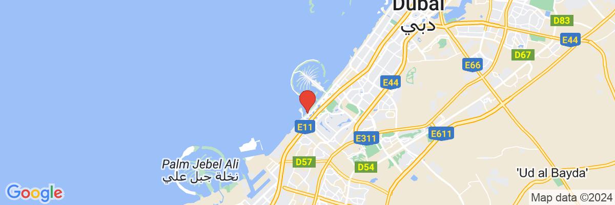 Na mape · Hotel Amwaj Rotana Jumeirah Beach Dubai *****