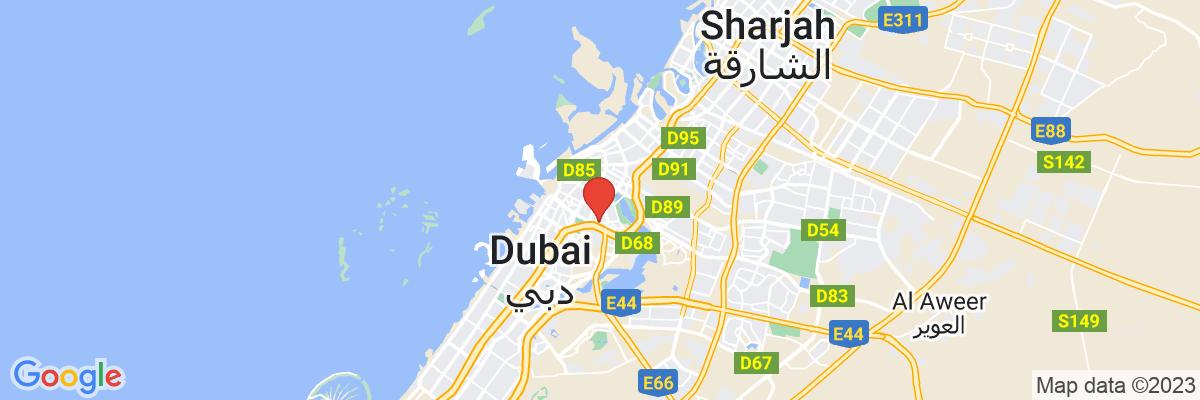 Na mape · Hotel Mövenpick Hotel & Apartments Bur Dubai