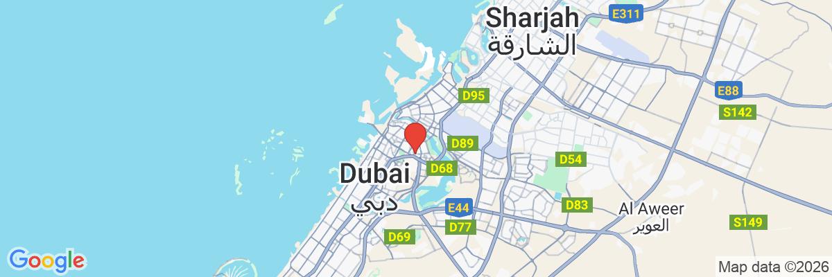 Na mape · Hotel Mövenpick Hotel & Apartments Bur Dubai