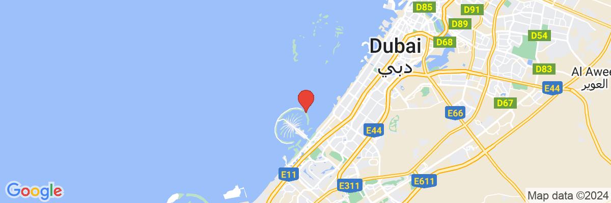 Na mape · Waldorf Astoria Dubai Palm Jumeirah