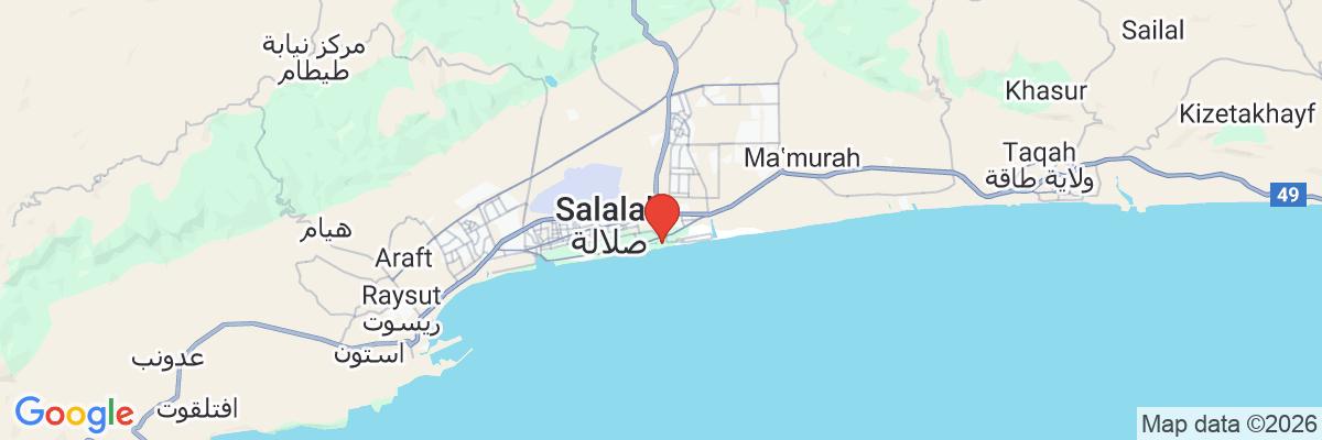 Na mape · Hotel Al Baleed Resort Salalah By Anantara