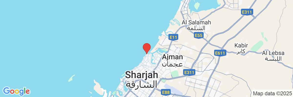 Na mape · Hotel Ajman Saray, A Luxury Collection Resort