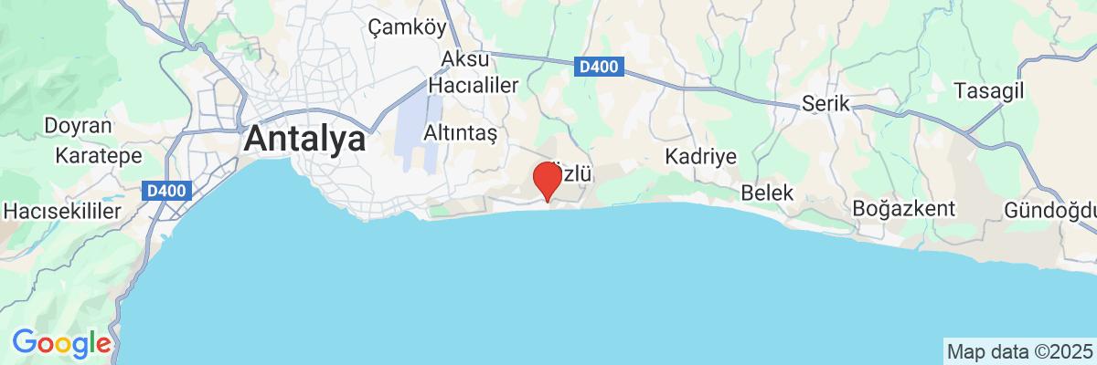 Na mape · Hotel Adalya Elite Lara