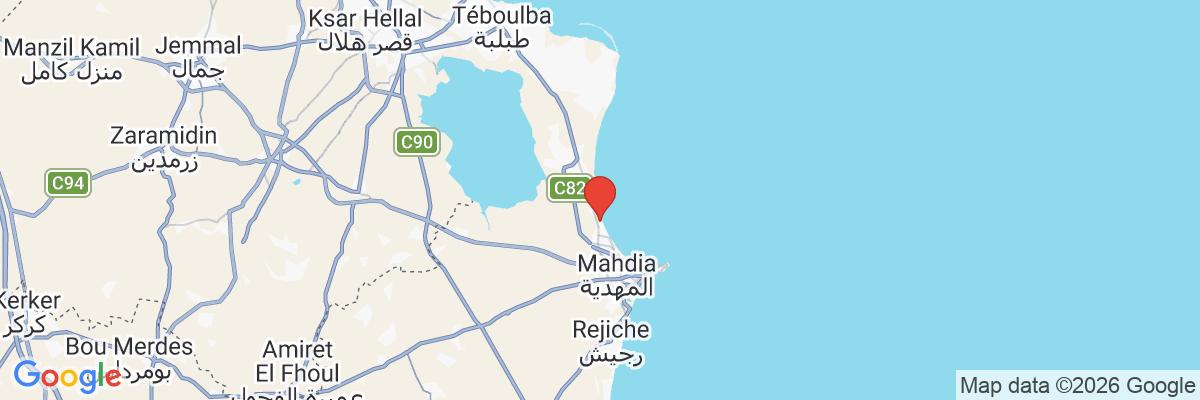 Na mape · Hotel Mahdia Beach and Aquapark