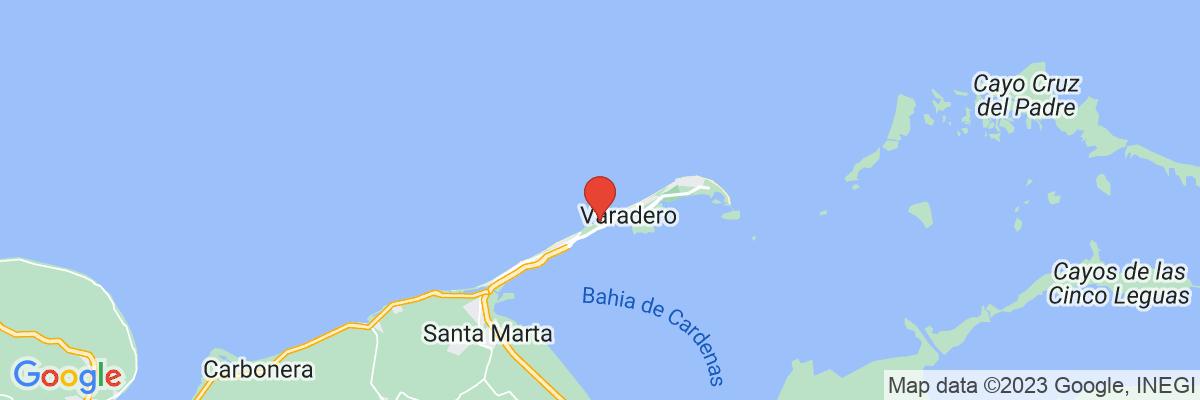 Na mape · Hotel Melia Varadero
