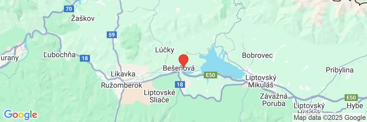 Na mape · Hotel Bešeňová ***