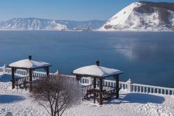 Bajkalské jazero. Rusko