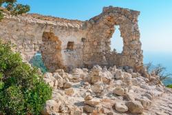 Monolithos na rodose v grécku
