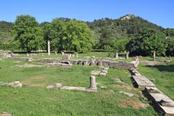 Agora. Thassos. Grécko