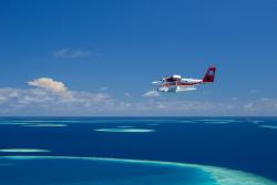 Hydroplán nad maldivami