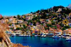 Ostrov Halki. Grécko