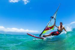 windsurfing