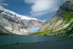 Ľadovec Nigardsbreen v Nórsku.