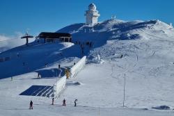 Lyžiarske stredisko Jahorina v Bosne a Hercegovine.