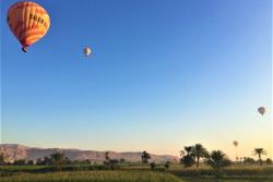 Let balónom nad Luxorom. Egypt.
