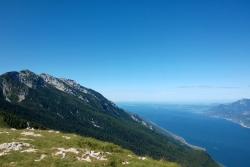 Výhľady z hory Monte Baldo. Taliansko.