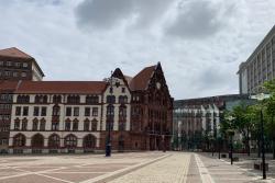 Historické centrum mesta Dortmund. Nemecko