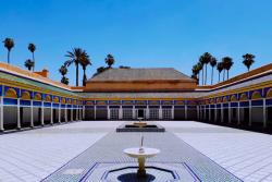 Palác Bahia v Marrákeši. Maroko.