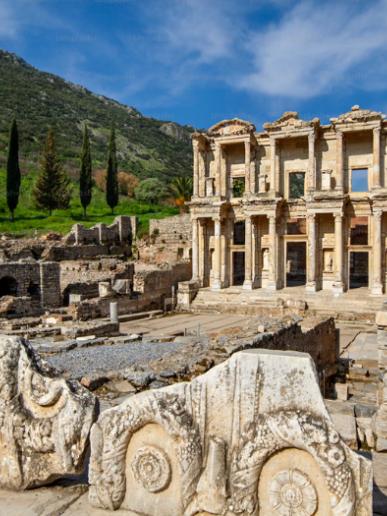 Zrúcaniny mesta Efez. Turecko