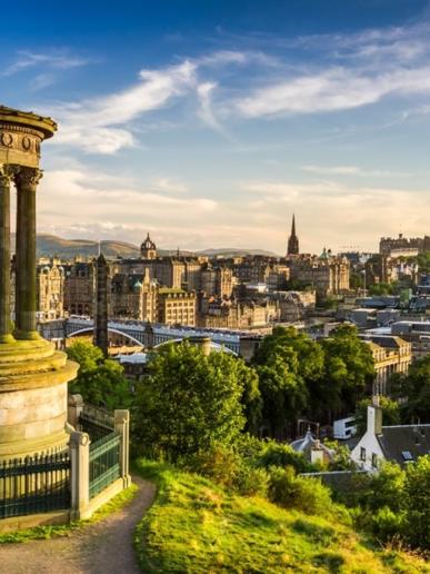 Výhľad z Calton Hill